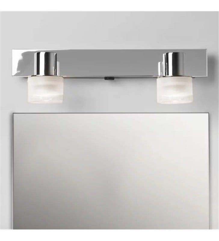 Podwojna lampa nad lustro łazienkowe Tokai włącznik