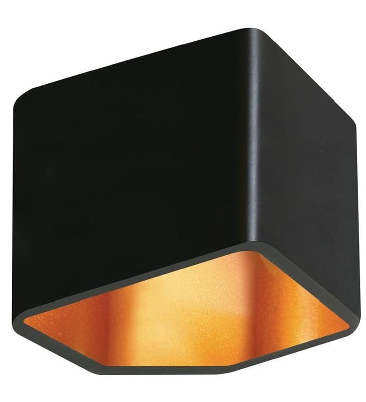 Kinkiet Space czarno złoty nowoczesny architektoniczny LED