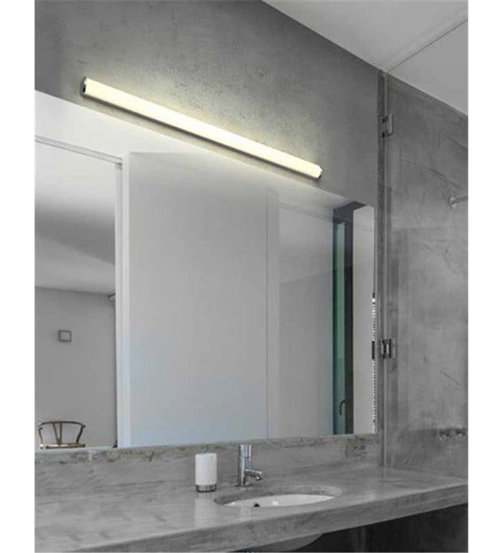 120cm podłużny kinkiet do oświetlenia lustra łazienkowego Petra naturalna barwa światła