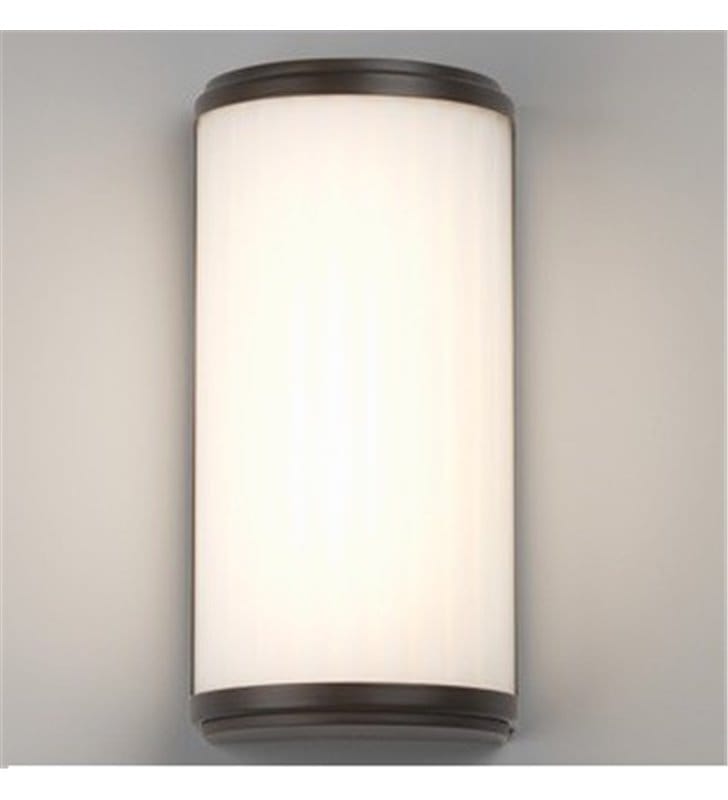 Brązowa ścienna lampa do łazienki Monza LED