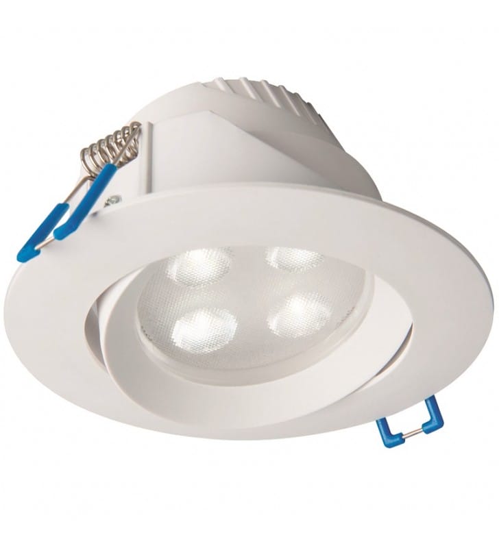 Biała lampa łazienkowa do wbudowania Eol oczko oprawa punktowa IP44 3000K ciepła barwa światła- OD RĘKI