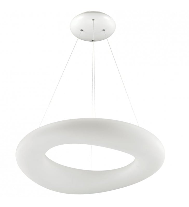 Biała lampa wisząca Lima LED do nowoczesnego salonu sypialni kuchni jadalni