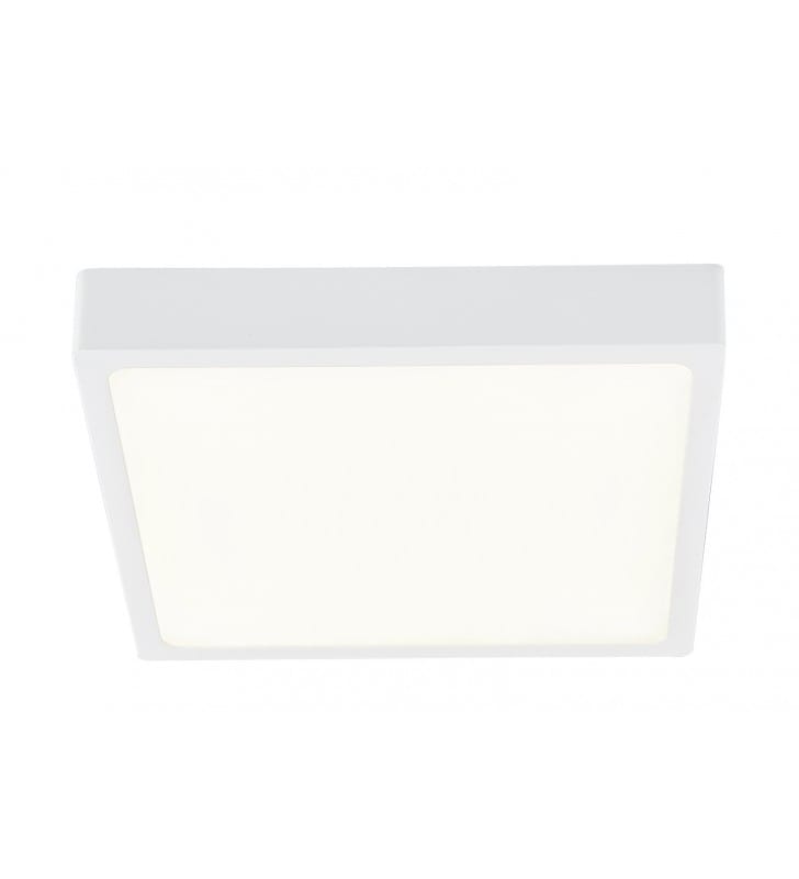 Alena mały kwadratowy biały plafon LED o neutralnej barwie 4000K