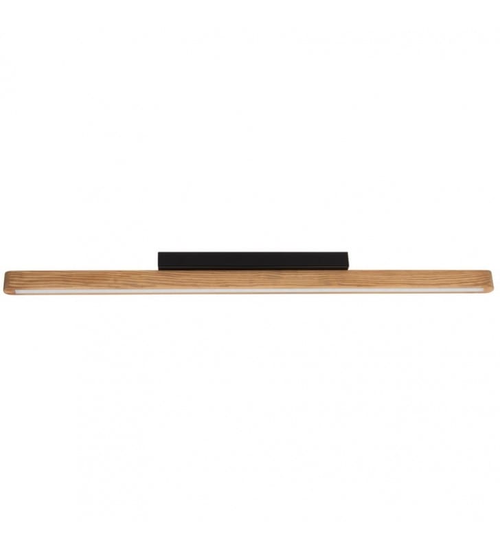Lampa sufitowa Forestier LED klosz drewno wąska nowoczesna Lampa sufitowa Forestier LED klosz drewno wąska nowoczesna