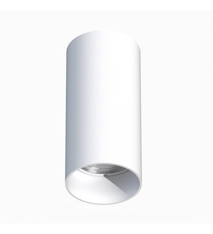 Lampa sufitowa downlight Mono mała biała walec 1xGU10