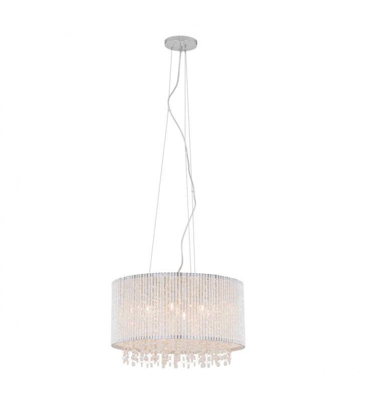 Lampa wisząca Anabella z kryształkami do salonu Lampa wisząca Anabella z kryształkami do salonu