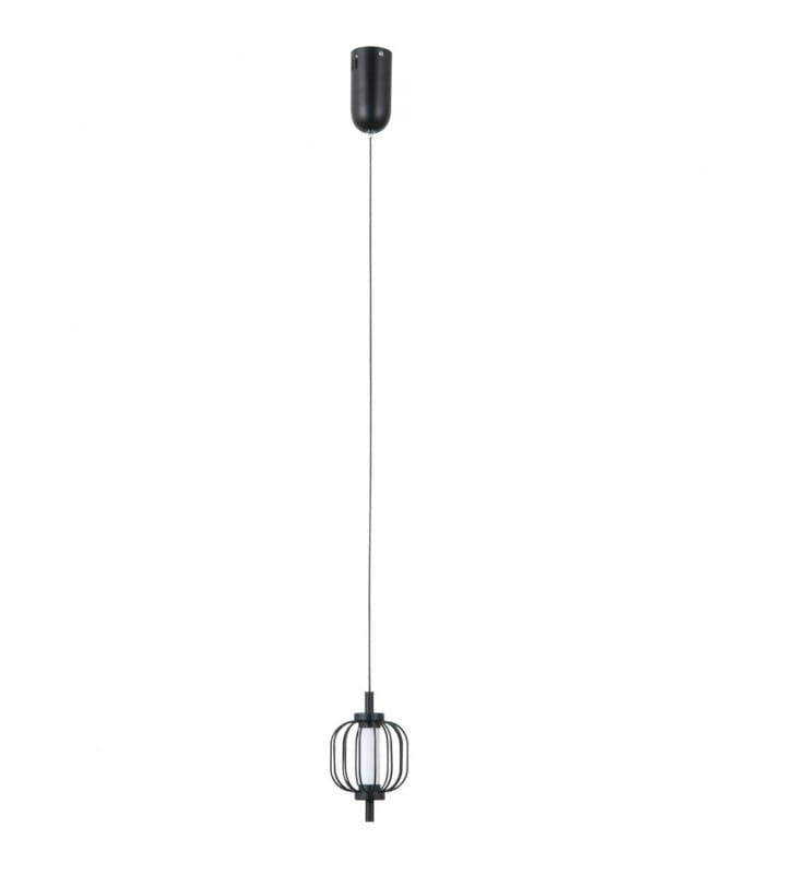 Lampa wisząca Pedro LED czarna druciana ciepła barwa światła