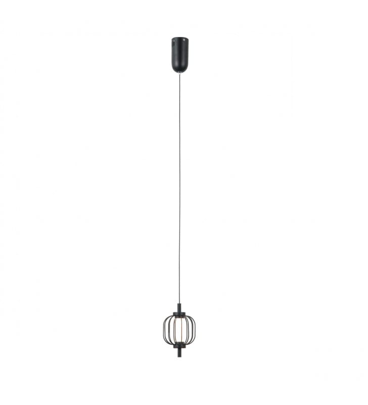 Lampa wisząca Pedro LED czarna druciana ciepła barwa światła Lampa wisząca Pedro LED czarna druciana ciepła barwa światła